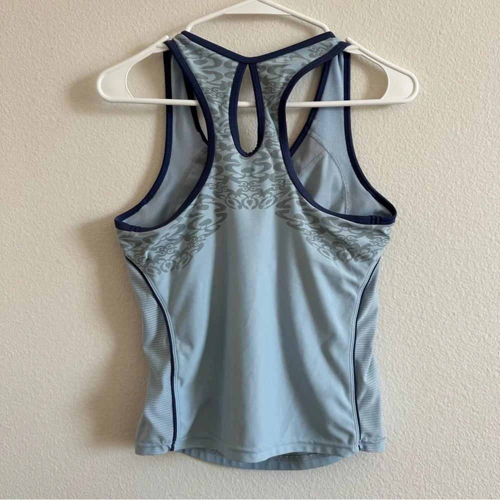 Nike Blue and Gray Athletic Tank Top - Picture 3 of 6